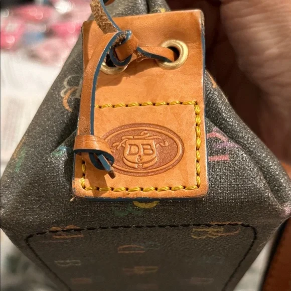 Dooney & Bourke Vintage Brown and Tan Signature Series Collection Shoulder Bag - Picture 16 of 16